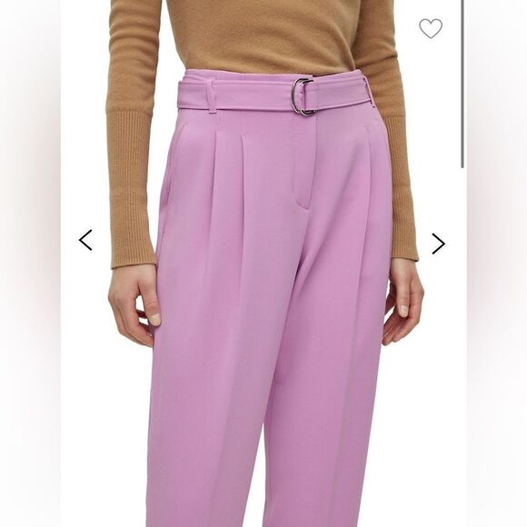 Hugo BOSS

Paperbag Belted-Waist Pleated Regular Tapered Trousers - Picture 3 of 6